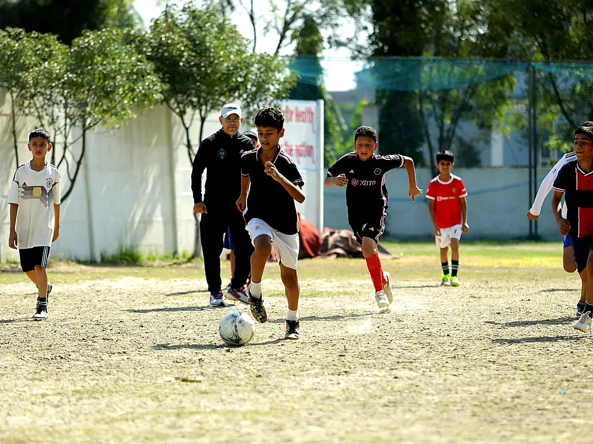 Primary wing classrooms and sports at Kasturi